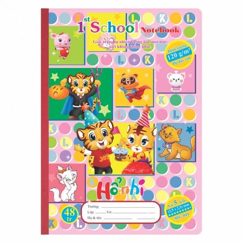  Quyển Vở ô ly 48 trang Chích bông ĐL 120 Klong04sản phẩm chính hãng (Giao màu ngẫu nhiên ạ) 
