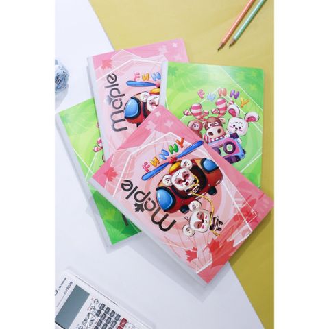  Vở ôly ĐL100gsm Maple 80 trang Funny  sản phẩm chính hãng (Giao màu ngẫu nhiên) 