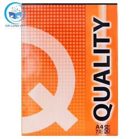  Ram Giấy In A4 ĐL70gsm Quality - 500 tờ/Tập xuất xứ Thái Lan 