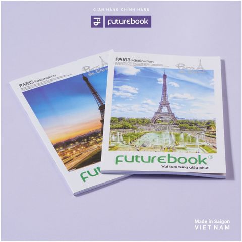  Vở kẻ ngang ĐL70gsm Tháp Paris FutureBook 200 trang sản phẩm chính hãng(Giao bìa màu ngẫu nhiên ạ) 