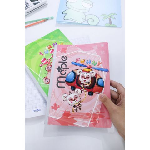  Vở ôly ĐL100gsm Maple 80 trang Funny  sản phẩm chính hãng (Giao màu ngẫu nhiên) 