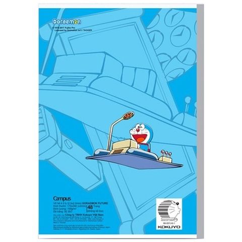  Quyển Vở ô ly 48 trang Doraemon Future Campus NB-BDFU48 sản phẩm chính hãng ( Giao màu bìa ngẫu nhiên ạ) 