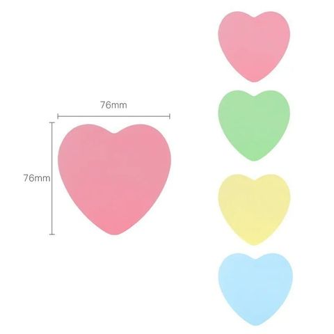  Giấy nhớ 4 màu Baoke BKTZ200 nhiều kích thước hình dáng sản phẩm chính hãng 