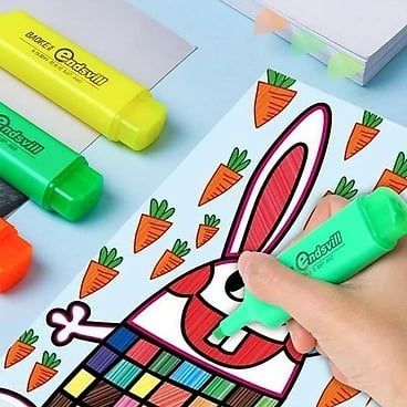  Bút dạ quang đánh dấu dòng Baoke MP460 nhiều màu sản phẩm chính hãng 