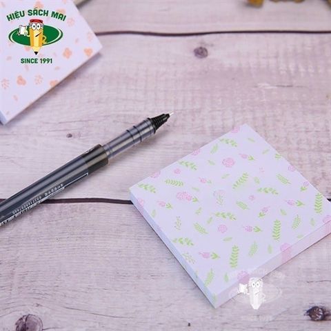  Tập Giấy nhớ 3x3(76x76mm) hình hoa (YS-214) M&G AS33G119 Sản phẩm chính hãng 