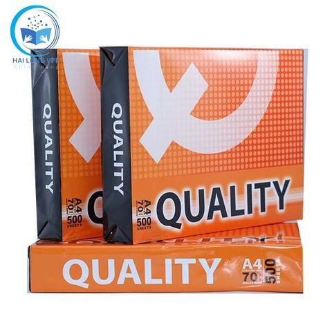  Ram Giấy In A4 ĐL70gsm Quality - 500 tờ/Tập xuất xứ Thái Lan 