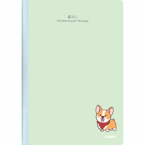  Vở caro B5 80 trang may dán gáy Klong834 sản phẩm chính hãng 