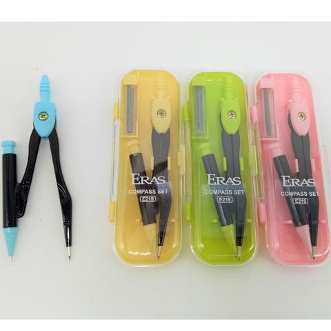  Compa chì kim, Compa học sinh Eras E219 sản phẩm chính hãng (Giao màu ngẫu nhiên ạ) 