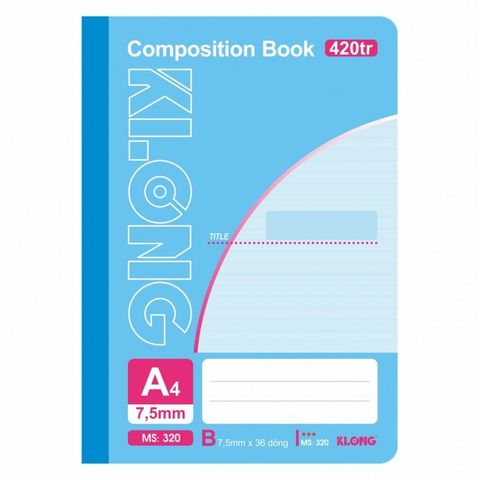  Vở Sổ may dán gáy Composition Book 500 trang A4 58/92 sản phẩm chính hãng (Giao màu ngẫu nhiên ạ) 