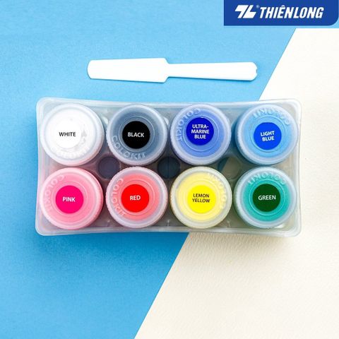  Màu nước 8 màu WACO-03 Colokit Thiên Long sản phẩm chính hãng 