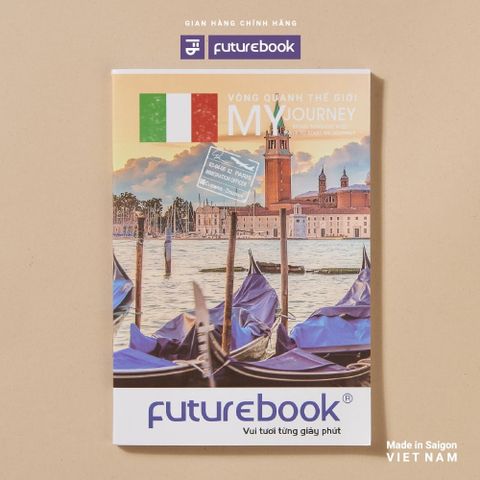  Vở kẻ ngang ĐL70gsm Vòng Quanh Thế Giới FutureBook 200 trang DK SV282E sản phẩm chính hãng 
