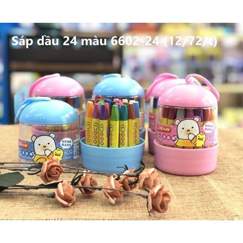  Lọ Sáp dầu Baoke 6602 - 12/18/24/36 màu Sản phẩm chính hãng (Lọ) 