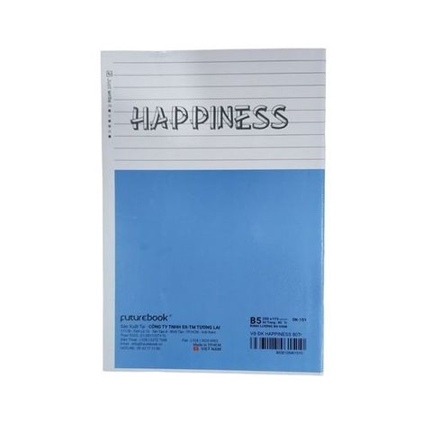  Vở kẻ ngang ĐL58-60gsm Hapiness FutureBook 80 trang sản phẩm chính hãng (Giao màu bìa ngẫu nhiên ạ) 