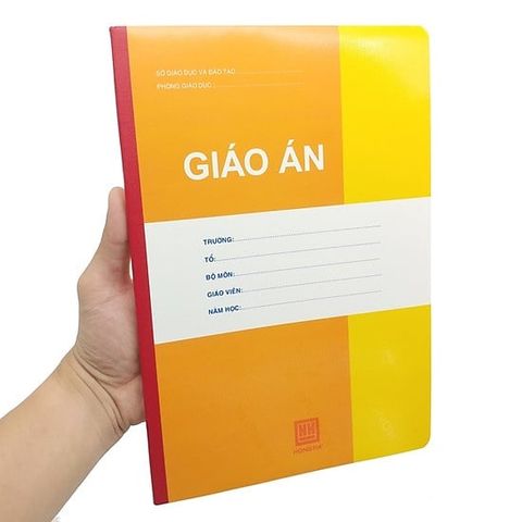  Sổ may gáy bìa bồi Hồng Hà Giáo Án - 120 trang sản phẩm chính hãng (Giao màu ngẫu nhiên ạ) (Quyển) 