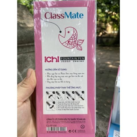  Bút máy ICHI ngòi trơn Classmate CL-FP100 sản phẩm chính hãng (Giao màu ngẫu nhiên ạ) 