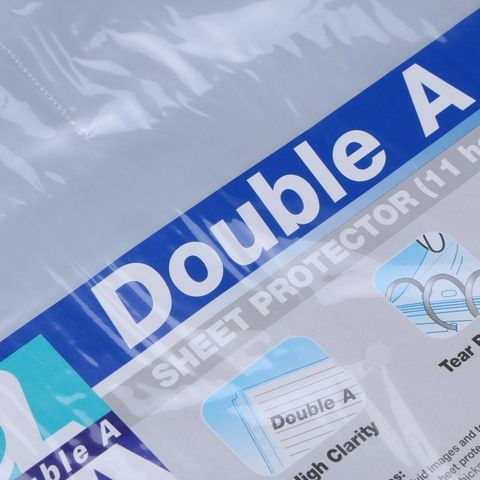  Bìa bao đục lỗ - Túi sơ mi Double A Đựng Hồ Sơ A4 tập 10 chiếc 