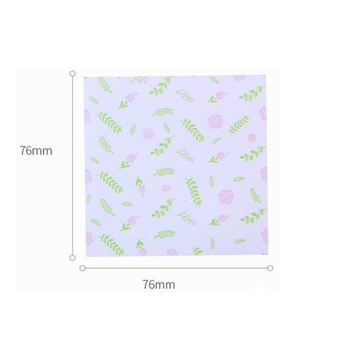  Tập Giấy nhớ 3x3(76x76mm) hình hoa (YS-214) M&G AS33G119 Sản phẩm chính hãng 