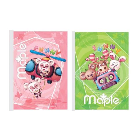  Vở ôly ĐL100gsm Maple 80 trang Funny  sản phẩm chính hãng (Giao màu ngẫu nhiên) 