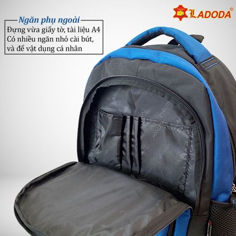  Ba lô laptop Ladoda hàng chính hãng (Kích thước 44x32x15cm) sản phẩm chính hãng sản xuất tại Việt Nam 