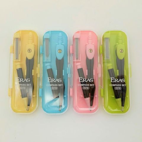  Compa chì kim, Compa học sinh Eras E219 sản phẩm chính hãng (Giao màu ngẫu nhiên ạ) 