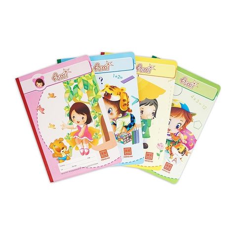  Vở ô ly Hồng Hà ĐL100gsm - 80 trang Ami sản phẩm chính hãng (Giao màu ngẫu nhiên ạ) (Quyển) 