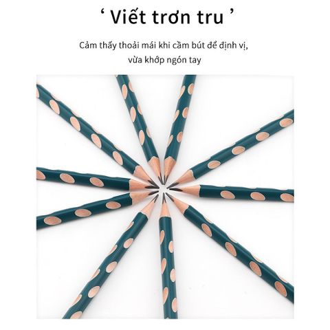  Bút Chì Gỗ Định Vị Hb Thân Nhiều Màu Baoke Pl1703 (30/360) 