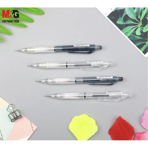  Bút chì kim 0.5 thân trong đen và trắng AMP8221Hàng chính hãng 