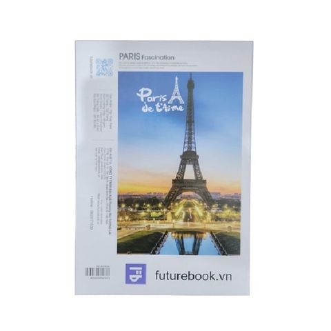  Vở kẻ ngang ĐL58gsm Tháp Paris FutureBook 120 trang sản phẩm chính hãng (Giao màu bìa ngẫu nhiên ạ) 