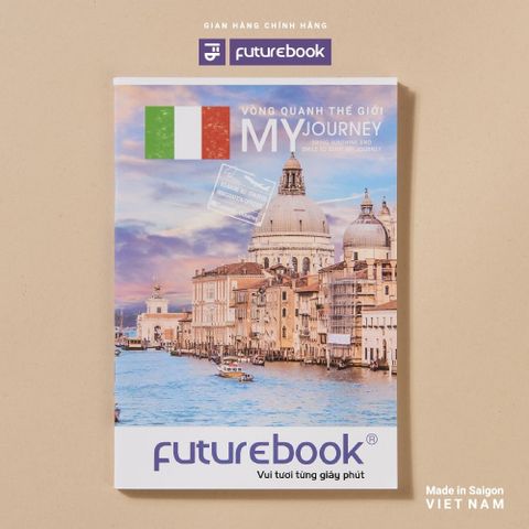  Vở kẻ ngang ĐL70gsm Vòng Quanh Thế Giới FutureBook 200 trang DK SV282E sản phẩm chính hãng 