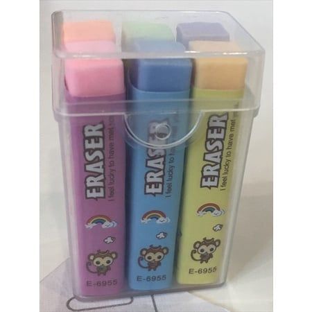  tẩy nhiều màu 6-12 viên Baoke BKE6908/BKE6953/BKE6955 sản phẩm chính hãng(Giao màu ngẫu nhiên ạ) 