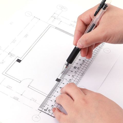  Thước kẻ 15cm Baoke RU2073 sản phẩm chính hãng 