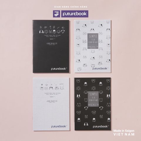 Vở kẻ ngang ĐL80gsm Animals FutureBook 200 trang DK-302 sản phẩm chính hãng(Giao bìa màu ngẫu nhiên ạ) 
