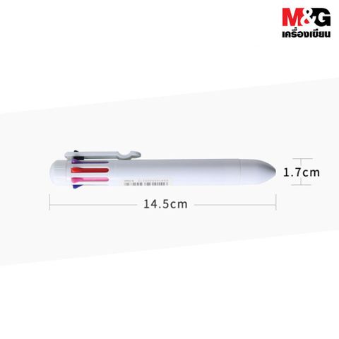  Bút bi 8 màu, thân trơn có 2 màu ABPV620(30 Cây/Hộp ) 