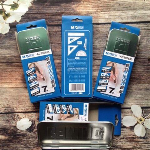  Compa bộ (7sp) hộp thiếc M&G ACS90835 (12/144) 