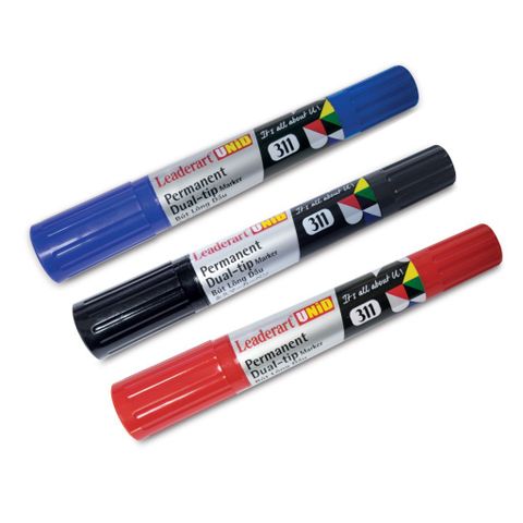  Bút dạ dầu Leaderart 31Sản phẩm chính hãng- Xanh/Đỏ/Đen 