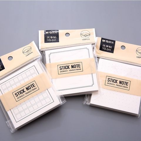  Tập Giấy nhớ trắng 3x3 có in M&G YS-24sản phẩm chính hãng 