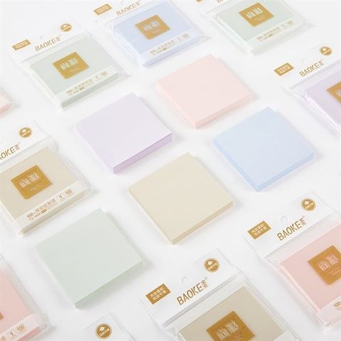  Giấy nhớ màu Baoke BKTZ1008 3x2 inch (51x76mm) giao màu ngẫu nhiên 