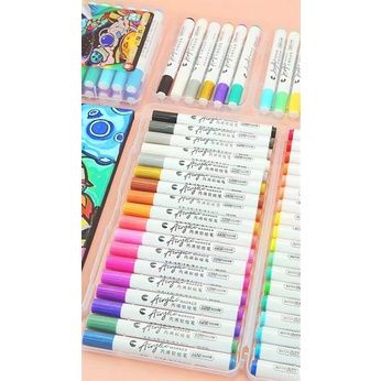  Hộp Bút dạ màu Acrylic RUI 6755 12/24/36 màu Sản phẩm chính hãng 