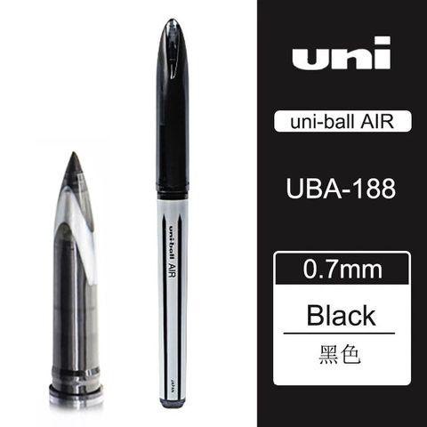  Bút lông kim 0.7mm Hàng chính hãng Uniball Thương hiệu nhật bản UBA-188-L (Xanh - Đỏ) (Chiếc) 