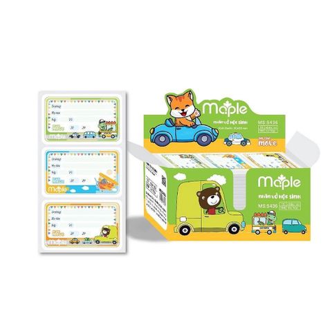 Nhãn vở Maple (100 tập/Hộp)  sản phẩm chính hãng 