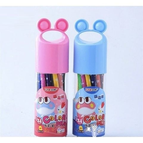  Hộp bút dạ nước/ bút lông nhiều màu Baoke 6012 một ống 12/18/24/36 cây sản phẩm chính hãng 