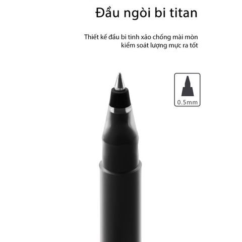  Bút gel cao cấp ngòi 0.5mm Baoke màu đen, xanh biển, đỏ siêu nhiều mực lên đến 2000m sản phẩm chính hãng 