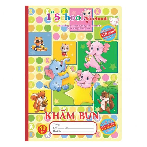  Vở caro B5 120 trang may dán gáy Klong835 sản phẩm chính hãng (Giao màu ngẫu nhiên ạ) 