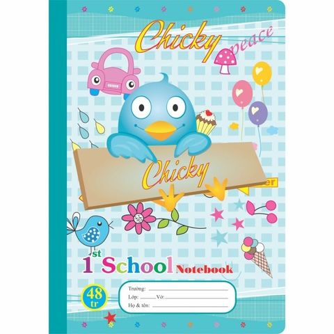  Quyển Vở 4 ô ly 48 trang ĐL 70 Klong015  sản phẩm chính hãng(Giao màu ngẫu nhiên ạ) 