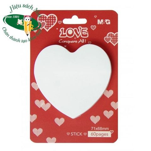  Tập Giấy ghi nhớ LOVE 71x68mm (60 tờ) AS33V174 sản phẩm chính hãng(40/640) (Tập) 