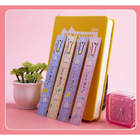  Thước sắt 15cm M&G FRL96053 có hình chú thỏ đáng yêu sản phẩm chính hãng (Giao màu ngẫu nhiên ạ) 