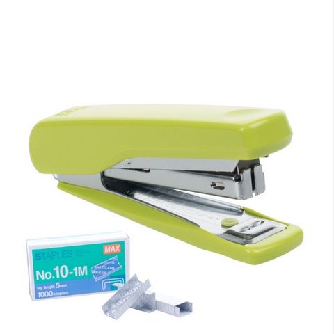  Dập ghim số 10 Max HD-10N - HD91953 Xanh biển - Hồng - Xanh lá sản phẩm chính hãng 