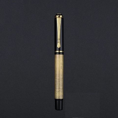  Bút ký mực nước Baoke (15) - BK-507 Nắp đen thân vàng 