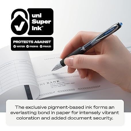  Bút gel bấm 0.7mm Hàng chính hãng Uniball Thương hiệu nhật bản UMN-207 (12) - Blue (xanh biển) (Chiếc) 