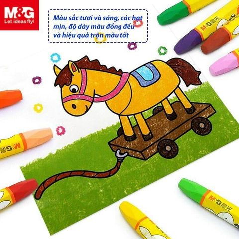  Sáp khô 12/18/24/36 màu Miffi FGM900 sản phẩm chính hãng 